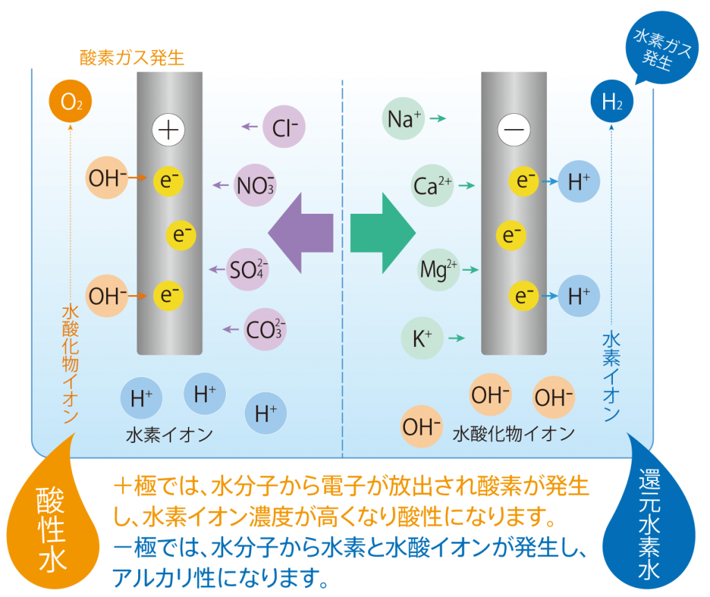 ビーファインRS電気分解
